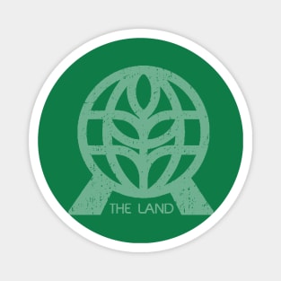 The Land Distressed Logo Magnet